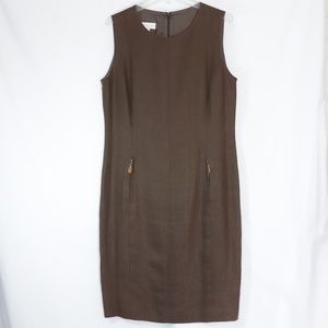 Doncaster Sleeveless Linen Sheath Dress